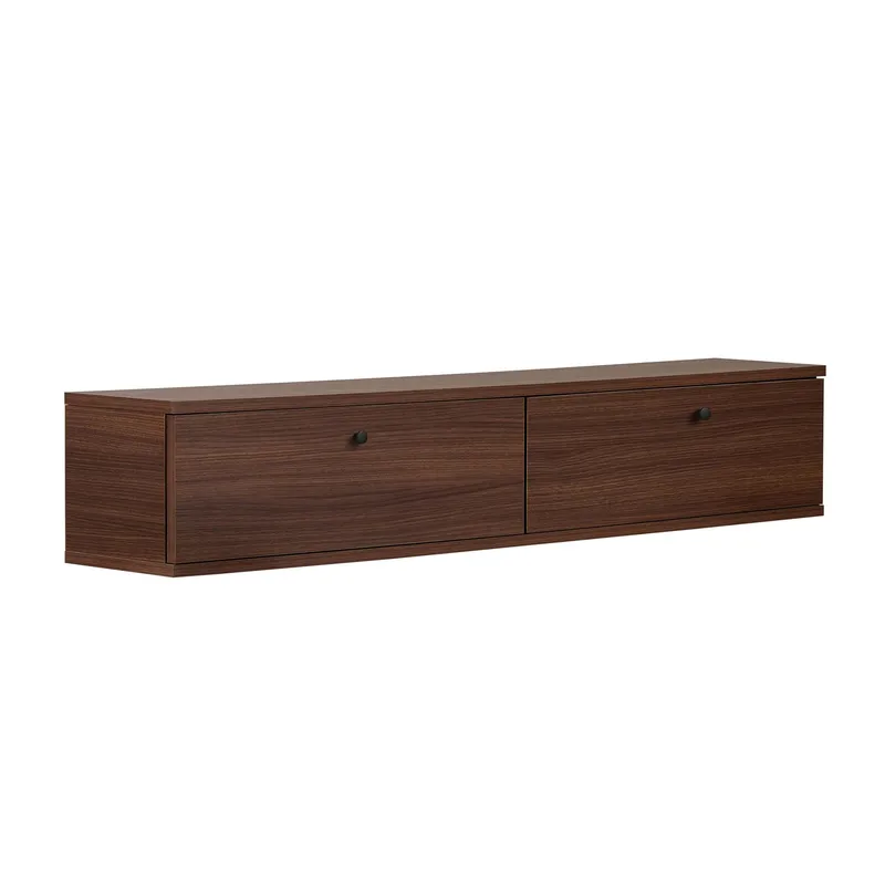 TV-taso Nordure Ligne (140 x 25 x 25 cm) Pähkinä - Pähkinä - Huonekalut - TV- & Mediakalusteet - TV-hyllyt