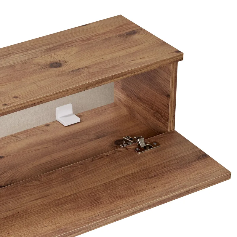 TV-taso Nordure Ligne (160 x 25 x 25 cm) Atlantic Pine - Atlantic Pine - Huonekalut - TV- & Mediakalusteet - TV-hyllyt
