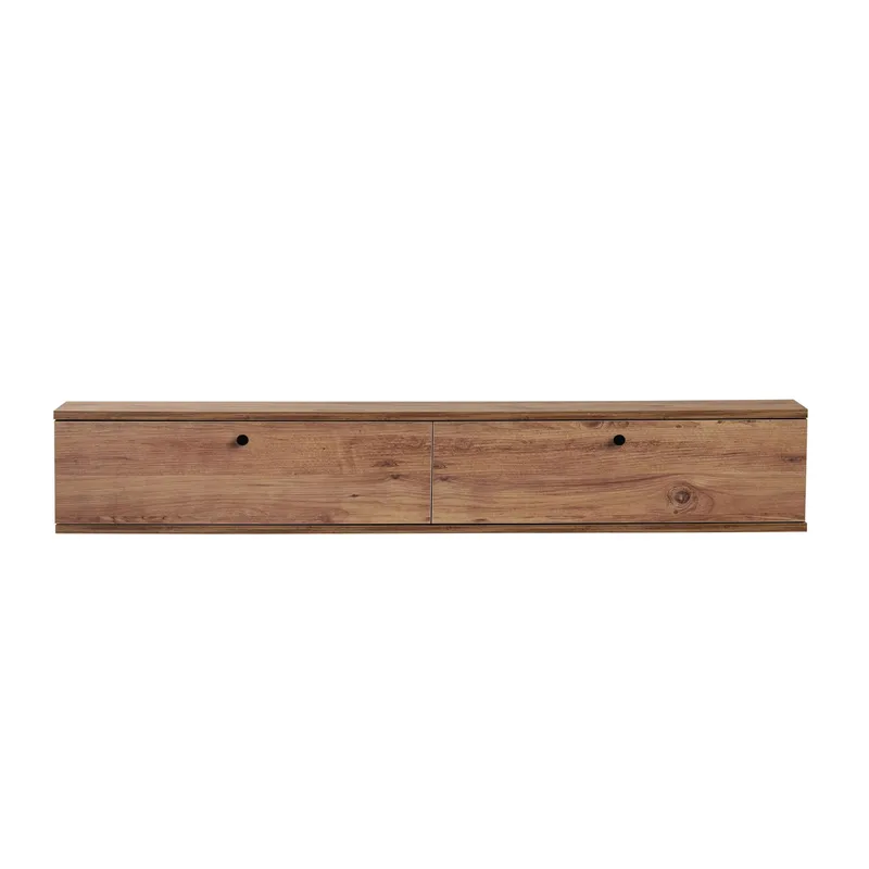 TV-taso Nordure Ligne (160 x 25 x 25 cm) Atlantic Pine - Atlantic Pine - Huonekalut - TV- & Mediakalusteet - TV-hyllyt