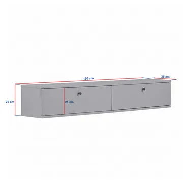 TV-taso Nordure Ligne (160 x 25 x 25 cm) Travertiini - Travertiini - Huonekalut - TV- & Mediakalusteet - TV-hyllyt