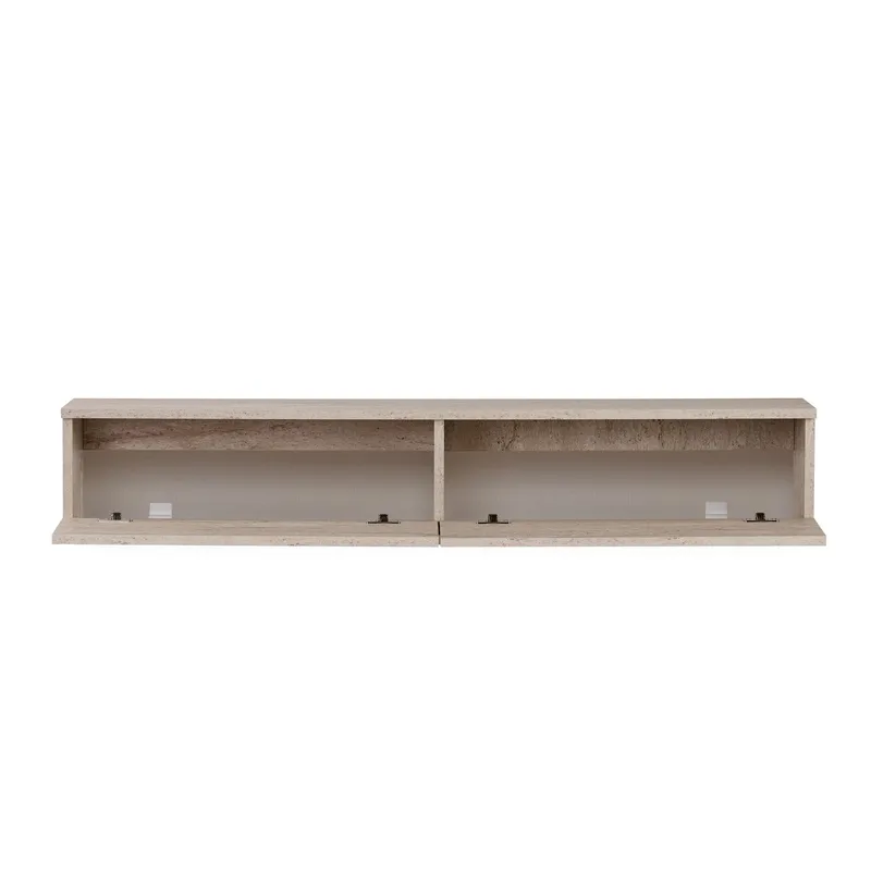 TV-taso Nordure Ligne (160 x 25 x 25 cm) Travertiini - Travertiini - Huonekalut - TV- & Mediakalusteet - TV-hyllyt