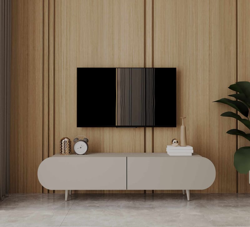 TV-taso Nordure Regulus (140 x 49 x 30 cm) Sandstone - Sandstone - Huonekalut - TV- & Mediakalusteet - Tv taso & Mediataso