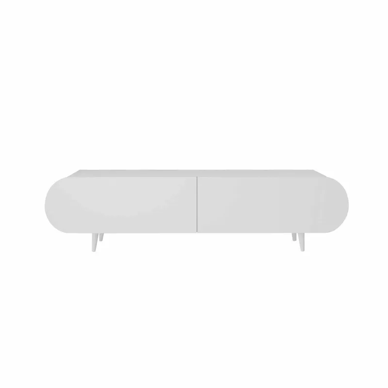 TV-taso Nordure Regulus (140 x 49 x 30 cm) Valkoinen, Valkoinen