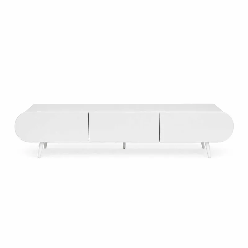 TV-taso Nordure Regulus (180 x 49 x 30 cm) Valkoinen, Valkoinen