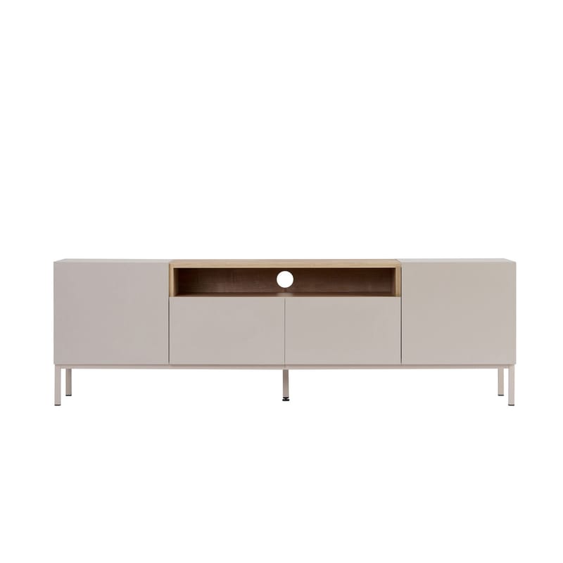 TV-taso Nordure Rivoli (160 x 50 x 35 cm) Hiekkakivi safiiri tammi - Sandstone ja Sapphire Oak - Huonekalut - TV- & Mediakalusteet - Tv taso & Mediataso
