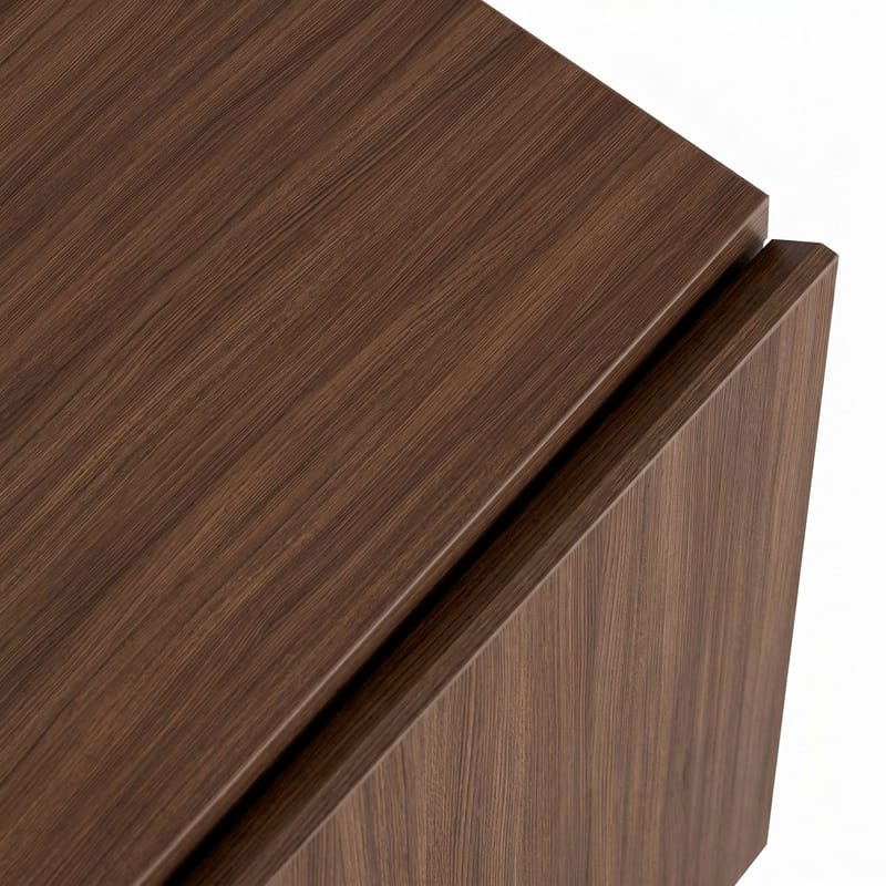 TV-taso Nordure Rivoli (160 x 50 x 35 cm) Milano pähkinä musta - Milano Walnut ja musta - Huonekalut - TV- & Mediakalusteet - Tv taso & Mediataso