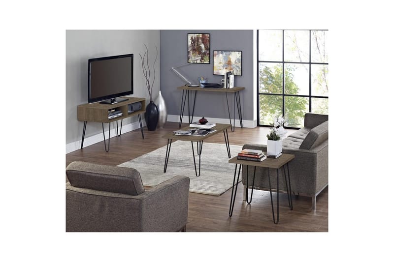 TV-taso Owen Pähkinäpuu - Pähkinäpuu - Huonekalut - TV- & Mediakalusteet - Tv taso & Mediataso