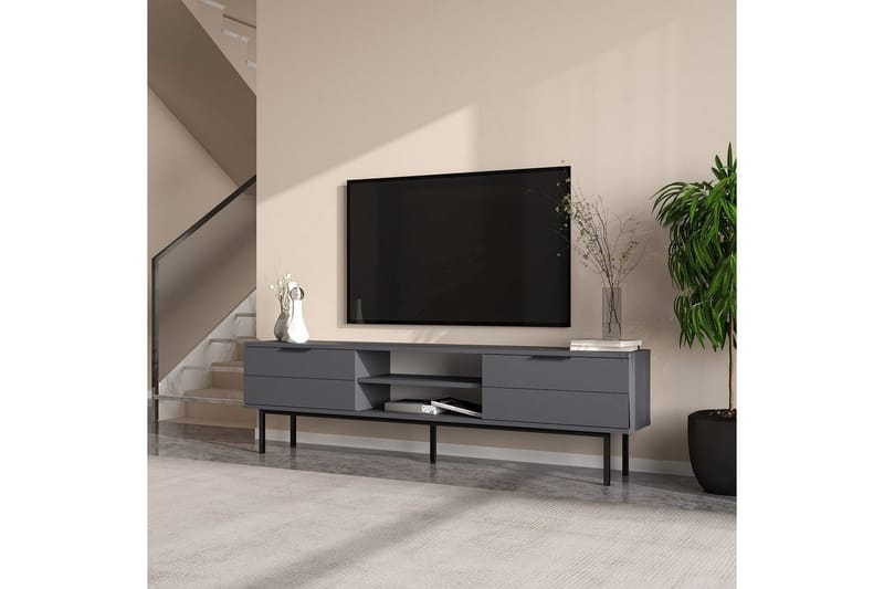 TV-taso Ranjit Antrasiitti - Antrasiitti - Huonekalut - TV- & Mediakalusteet - Tv taso & Mediataso