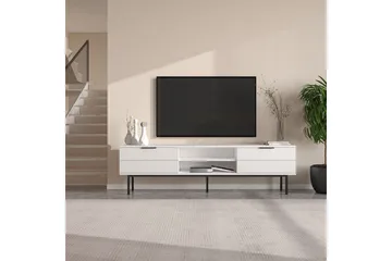 TV-taso Ranjit Valkoinen - Valkoinen - Huonekalut - TV- & Mediakalusteet - Tv taso & Mediataso