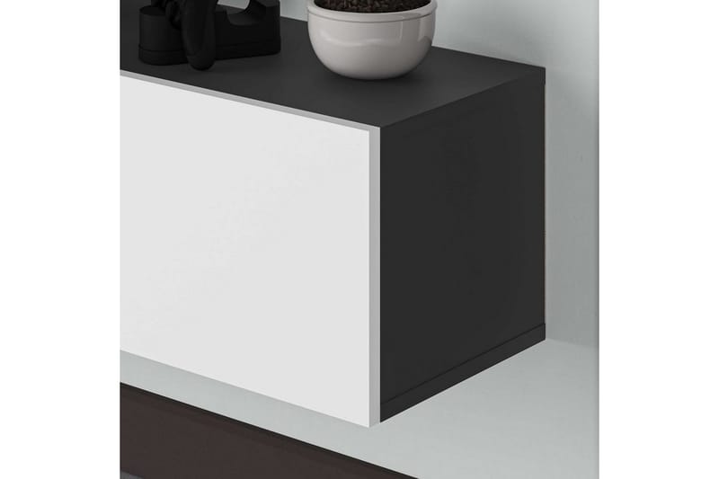 TV-taso Rasab 180 Antrasiitti / Valkoinen - Antrasiitti / Valkoinen - Huonekalut - TV- & Mediakalusteet - Tv taso & Mediataso