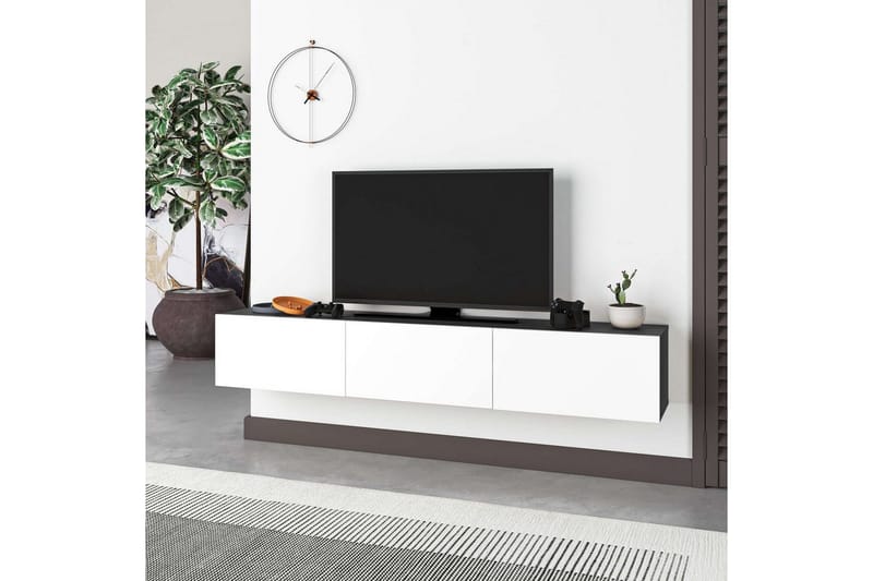TV-taso Rasab 180 Antrasiitti / Valkoinen - Antrasiitti / Valkoinen - Huonekalut - TV- & Mediakalusteet - Tv taso & Mediataso