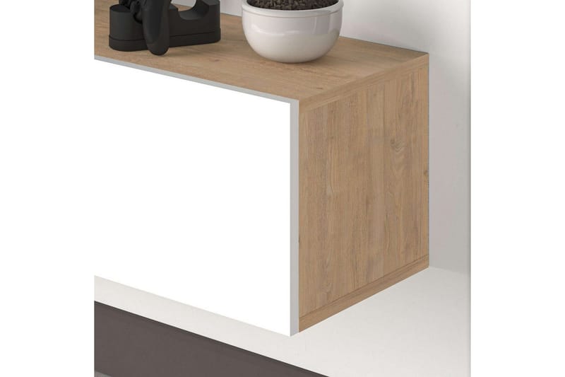 TV-taso Rasab 180 Safidoniritammi / Valkoinen - Safidoniritammi / Valkoinen - Huonekalut - TV- & Mediakalusteet - Tv taso & Mediataso