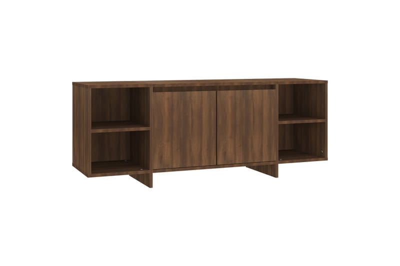 TV-taso ruskea tammi 130x35x50 cm lastulevy - Ruskea - Huonekalut - TV- & Mediakalusteet - Tv taso & Mediataso