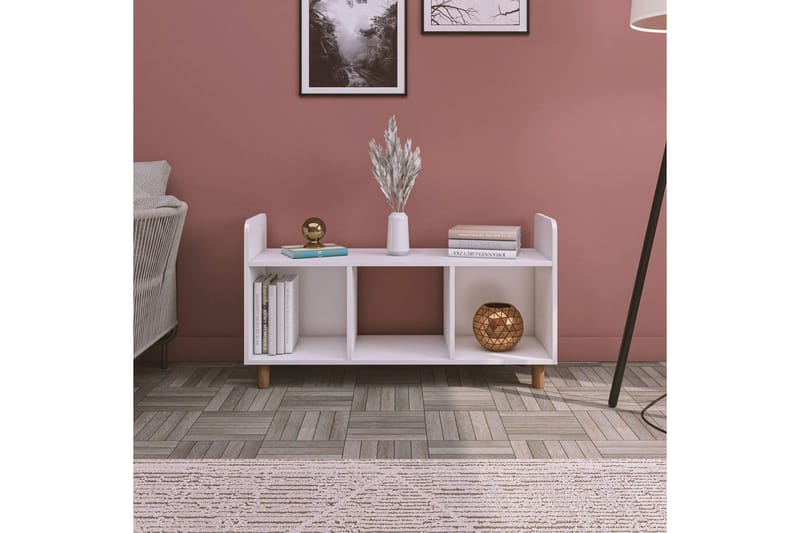 TV-taso Sakarya 1 valkoinen - Valkoinen - Huonekalut - TV- & Mediakalusteet - Tv taso & Mediataso