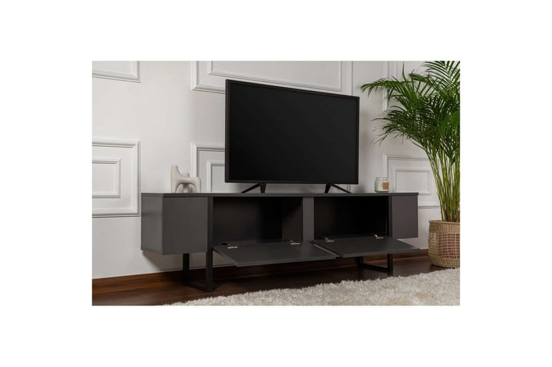 TV-taso Seesteisyys Antrasiitinmusta - Antrasiitinmusta - Huonekalut - TV- & Mediakalusteet - Tv taso & Mediataso