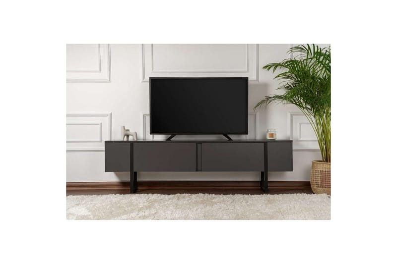 TV-taso Seesteisyys Antrasiitinmusta - Antrasiitinmusta - Huonekalut - TV- & Mediakalusteet - Tv taso & Mediataso