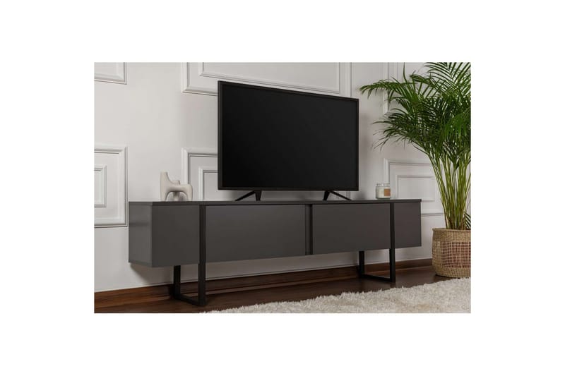 TV-taso Seesteisyys Antrasiitinmusta - Antrasiitinmusta - Huonekalut - TV- & Mediakalusteet - Tv taso & Mediataso