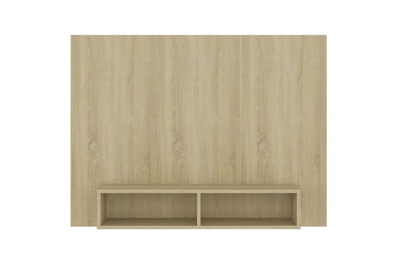 TV-taso seinälle Sonoma-tammi 120x23,5x90 cm lastulevy - Ruskea - Huonekalut - TV- & Mediakalusteet - Tv taso & Mediataso