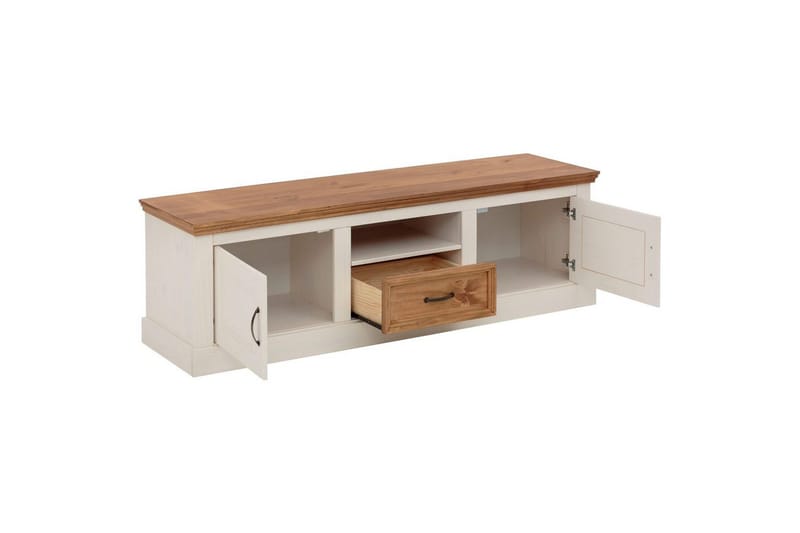 TV-taso Selma Valkoinen/Tahra/Vaha - Valkoinen/Tahra/Vaha - Huonekalut - TV- & Mediakalusteet - Tv taso & Mediataso