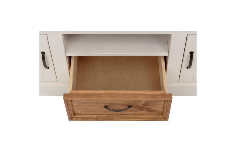 TV-taso Selma Valkoinen/Tahra/Vaha - Valkoinen/Tahra/Vaha - Huonekalut - TV- & Mediakalusteet - Tv taso & Mediataso