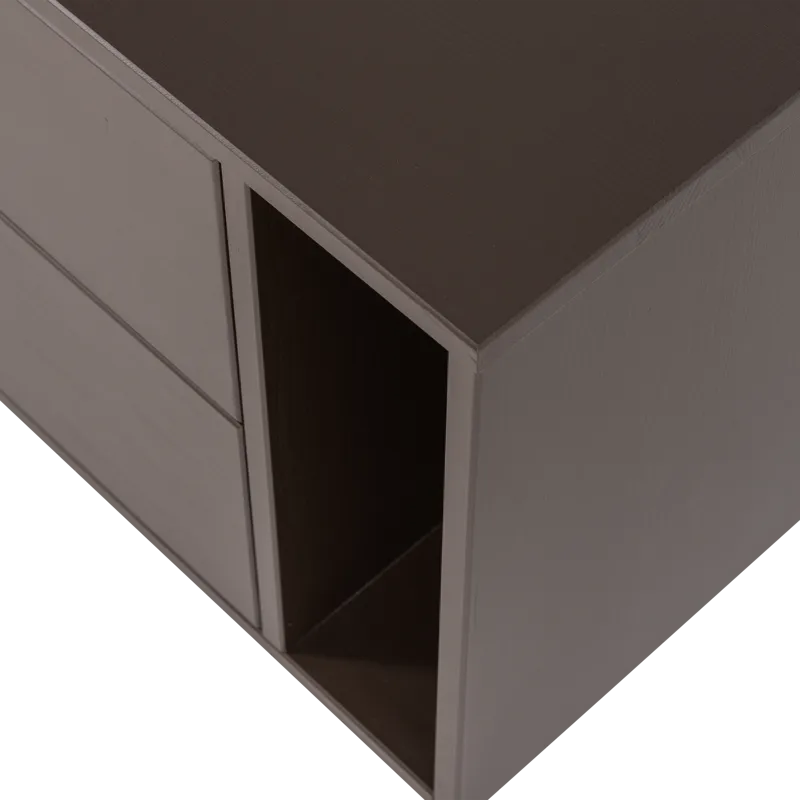 TV-taso Settle 200 cm - Keskiruskea - Huonekalut - TV- & Mediakalusteet - TV-kaappi