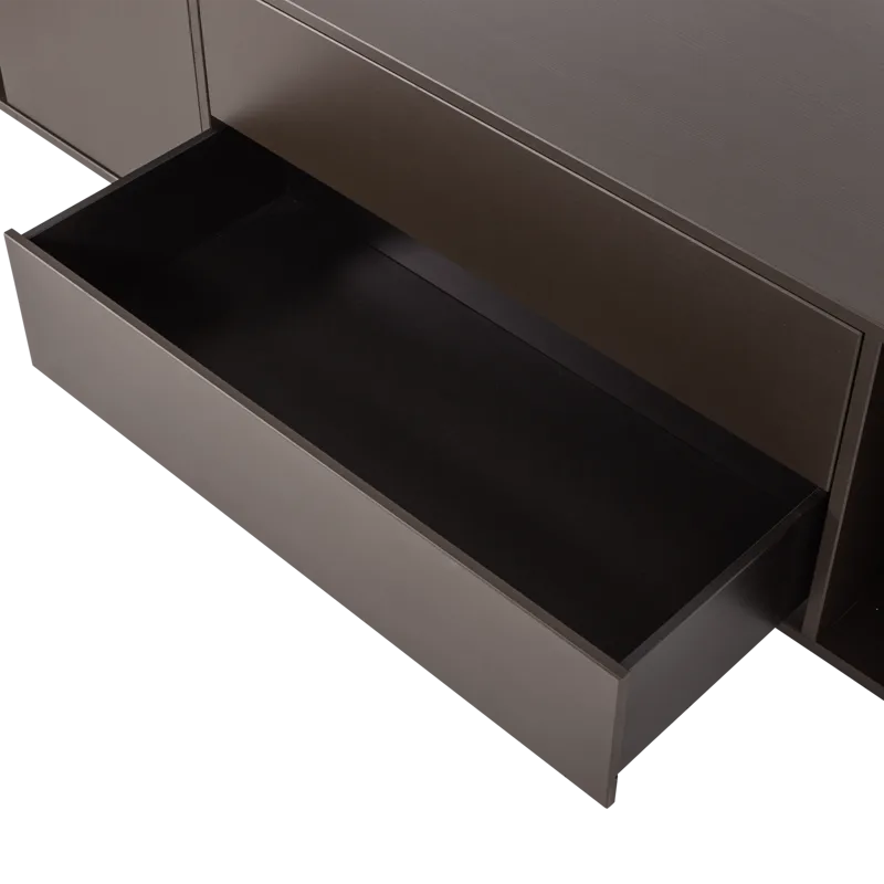 TV-taso Settle 200 cm - Keskiruskea - Huonekalut - TV- & Mediakalusteet - TV-kaappi