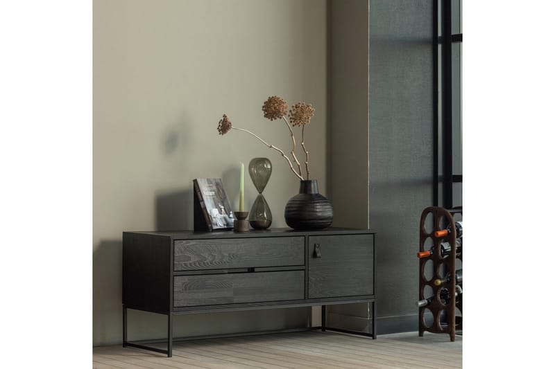 TV-taso Silas - Blacknight, Saarni, 120 cm - Huonekalut - TV- & Mediakalusteet - Tv taso & Mediataso