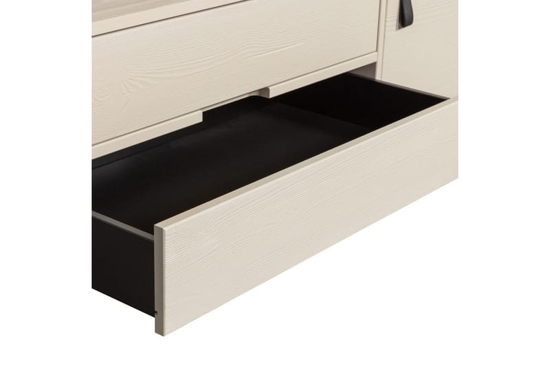 TV-taso Silas - Pöly, Harjattu mänty, 120 cm - Huonekalut - TV- & Mediakalusteet - Tv taso & Mediataso