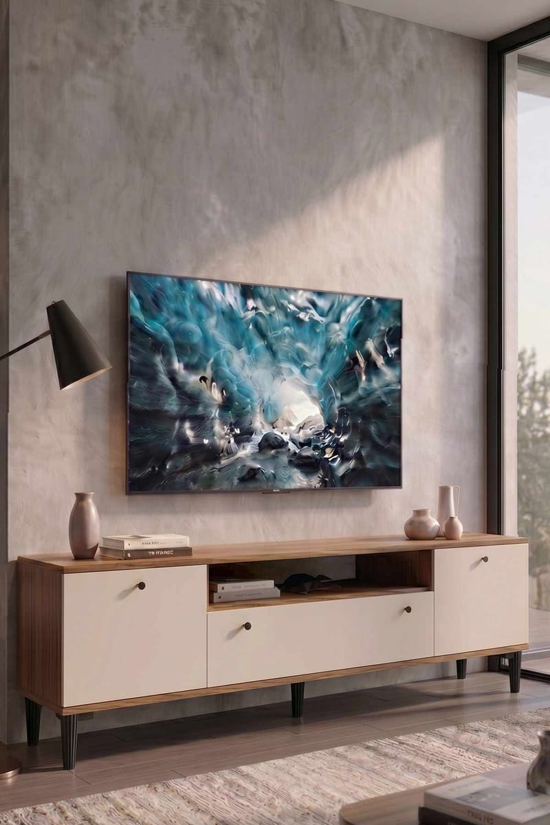 TV-taso Skye Decor Cleo Shelf (180 x 55 x 44,5 cm) Pähkinä - Pähkinä - Huonekalut - TV- & Mediakalusteet - Tv taso & Mediataso