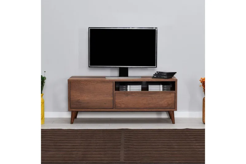 TV-taso Sosan Pähkinäpuu - Oslo Pähkinäpuu - Huonekalut - TV- & Mediakalusteet - Tv taso & Mediataso