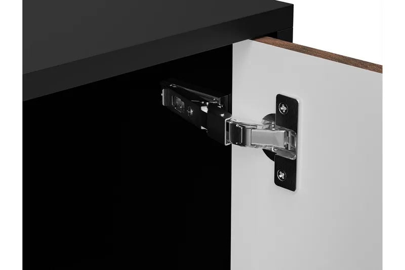 Tv-taso Soublet 180 cm - Musta - Huonekalut - TV- & Mediakalusteet - Tv taso & Mediataso