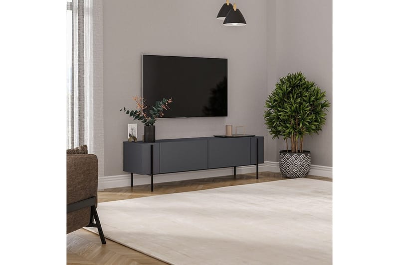 TV-taso Stira Antrasiitti - Antrasiitti - Huonekalut - TV- & Mediakalusteet - Tv taso & Mediataso