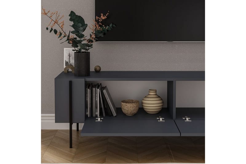 TV-taso Stira Antrasiitti - Antrasiitti - Huonekalut - TV- & Mediakalusteet - Tv taso & Mediataso