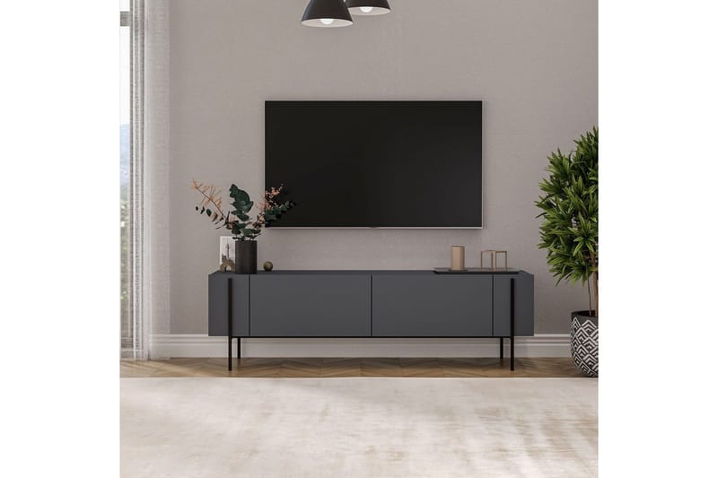 TV-taso Stira Antrasiitti - Antrasiitti - Huonekalut - TV- & Mediakalusteet - Tv taso & Mediataso