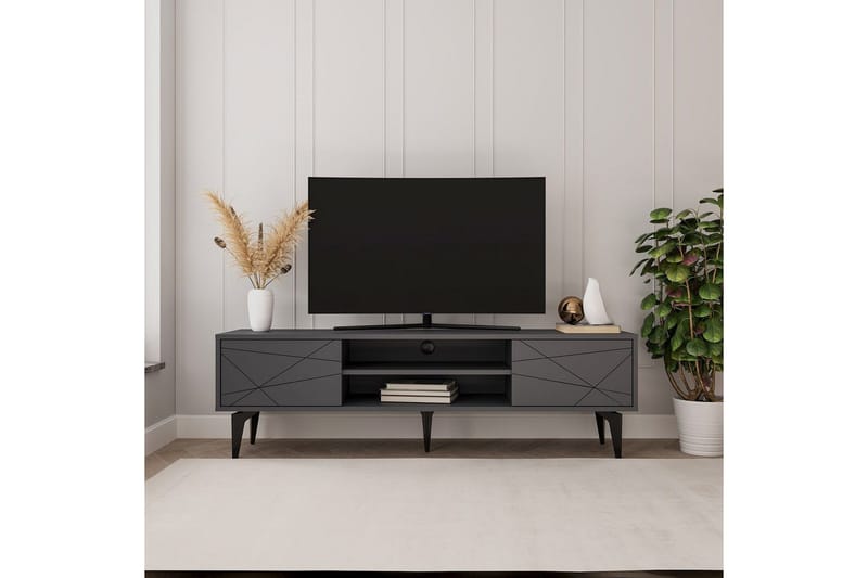 TV-taso Sudama Antrasiitti - Antrasiitti - Huonekalut - TV- & Mediakalusteet - Tv taso & Mediataso