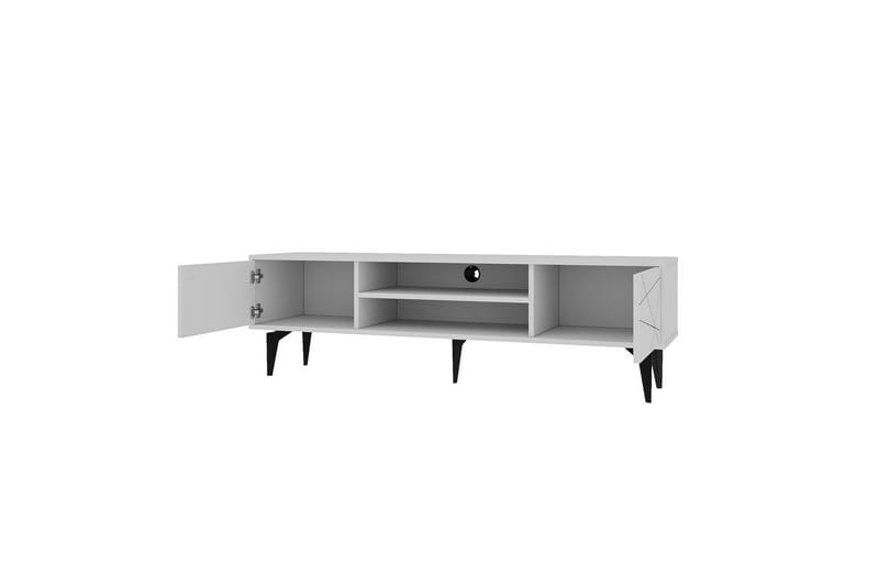 TV-taso Sudama Valkoinen - Valkoinen - Huonekalut - TV- & Mediakalusteet - Tv taso & Mediataso