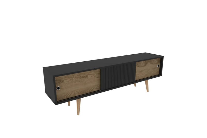 TV-taso Ticoman Antrasiitti / Tammi - Antrasiitti / Tammi - Huonekalut - TV- & Mediakalusteet - Tv taso & Mediataso