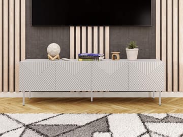 TV-taso TV-taso ART DECO 190 4D beige - Huonekalut - TV- & Mediakalusteet - Tv taso & Mediataso