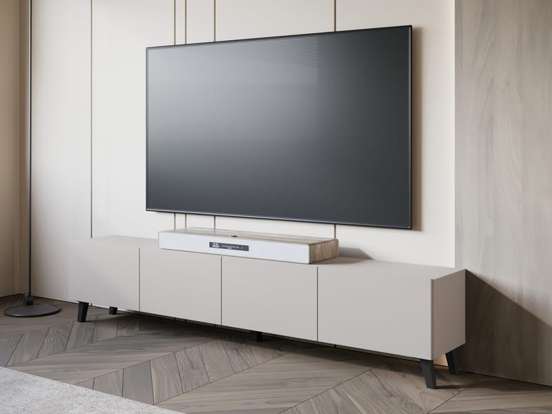TV-taso TV-taso PHUKET 190 beige - Huonekalut - TV- & Mediakalusteet - Tv taso & Mediataso