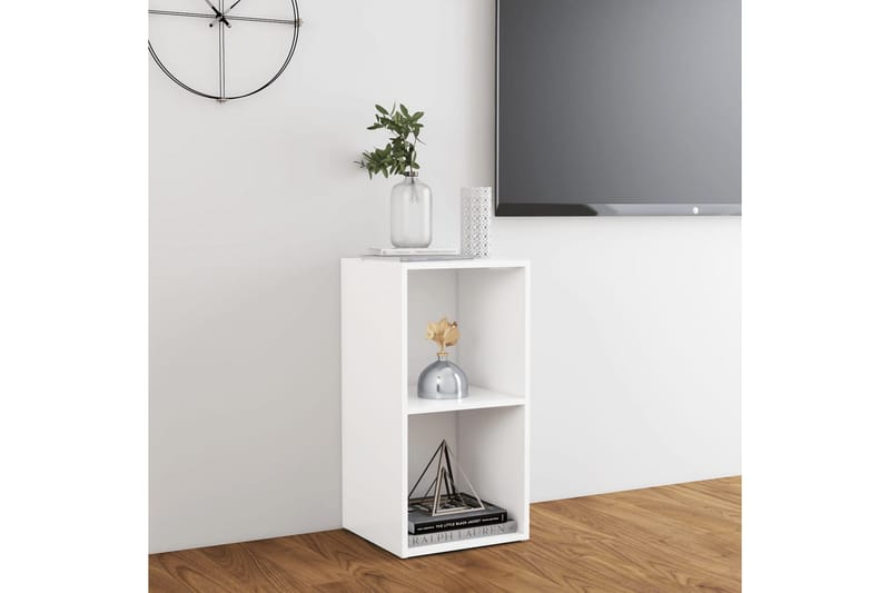 TV-taso valkoinen 72x35x36,5 cm lastulevy - Valkoinen - Huonekalut - TV- & Mediakalusteet - Tv taso & Mediataso