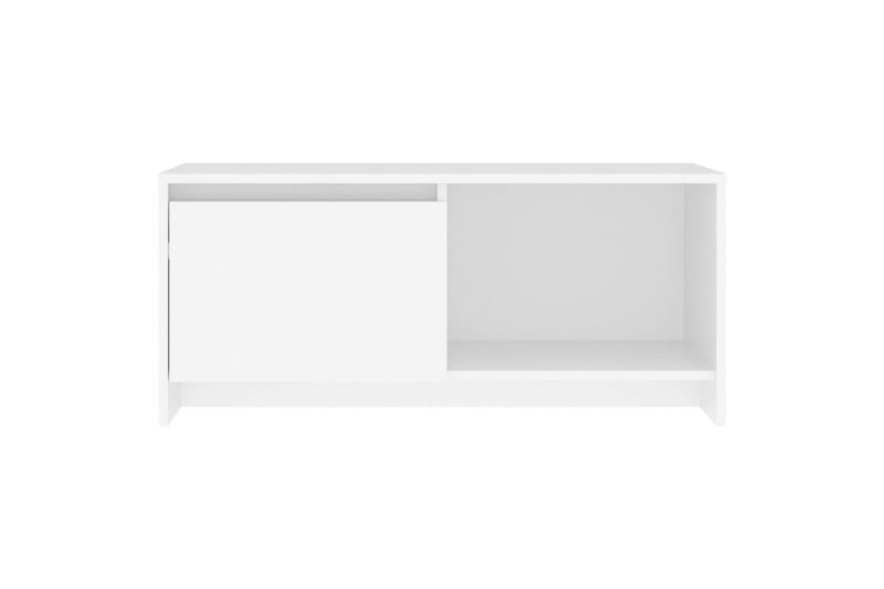 TV-taso valkoinen 90x35x40 cm lastulevy - Valkoinen - Huonekalut - TV- & Mediakalusteet - Tv taso & Mediataso
