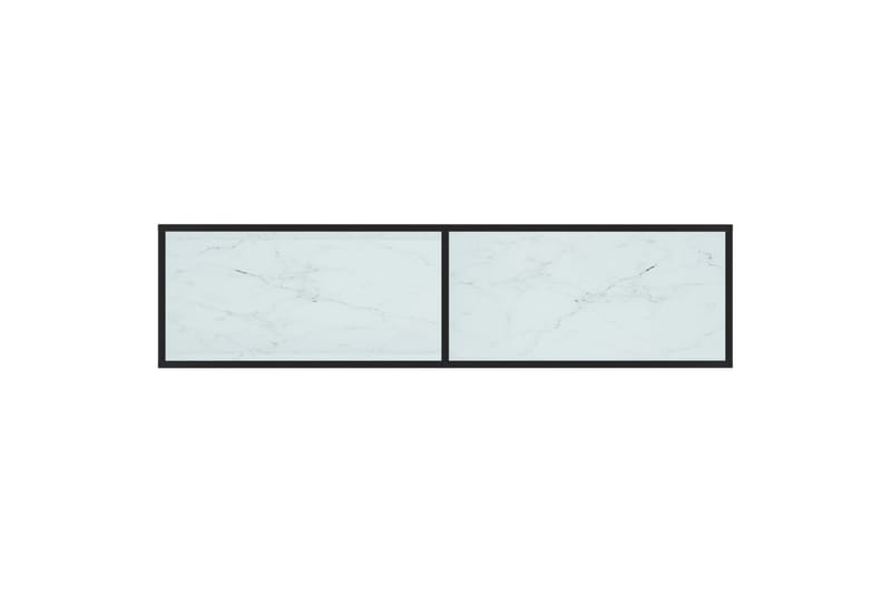 TV-taso valkoinen marmori 160x40x40,5 cm karkaistu lasi - Valkoinen - Huonekalut - TV- & Mediakalusteet - Tv taso & Mediataso