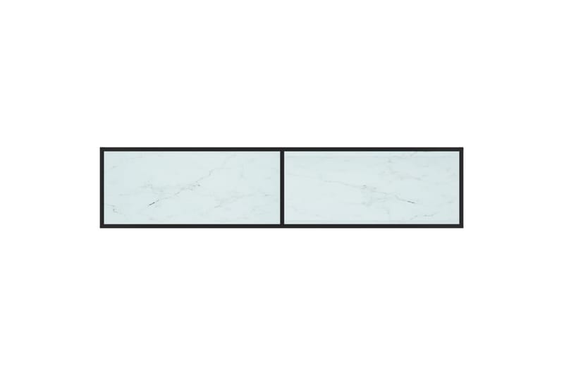 TV-taso valkoinen marmori 180x40x40,5 cm karkaistu lasi - Valkoinen - Huonekalut - TV- & Mediakalusteet - Tv taso & Mediataso