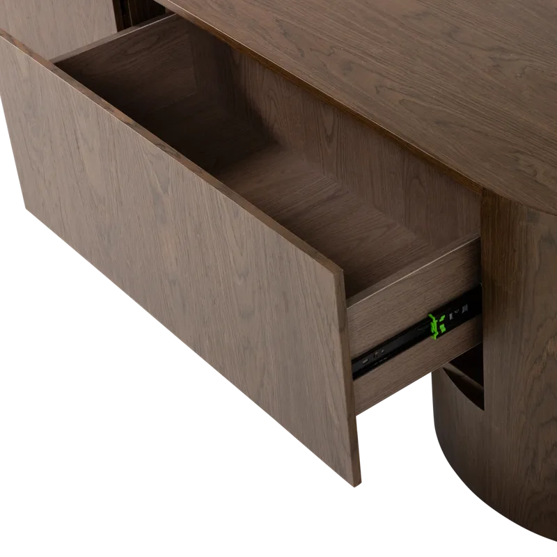 TV-taso Velari 200 cm - Ruskea - Huonekalut - TV- & Mediakalusteet - TV-kaappi