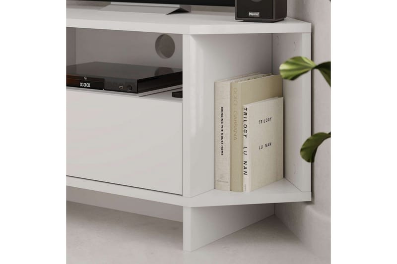 TV-taso Viva Valkoinen - Valkoinen - Huonekalut - TV- & Mediakalusteet - Tv taso & Mediataso