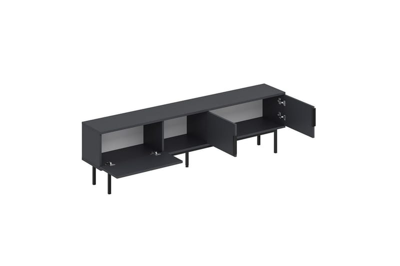 TV-taso Zeiran Antrasiitti - Antrasiitti - Huonekalut - TV- & Mediakalusteet - Tv taso & Mediataso