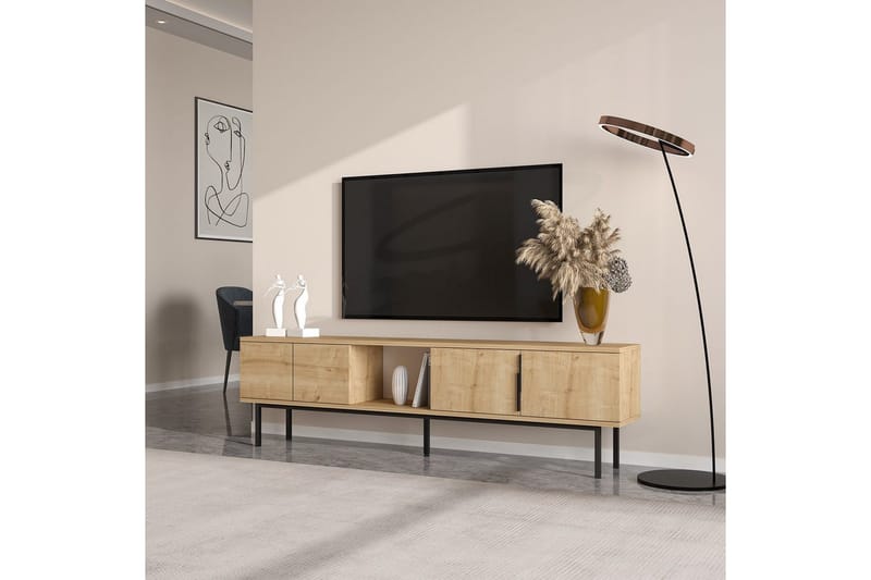 TV-taso Zeiran Safidoniritammi - Safidoniritammi - Huonekalut - TV- & Mediakalusteet - Tv taso & Mediataso