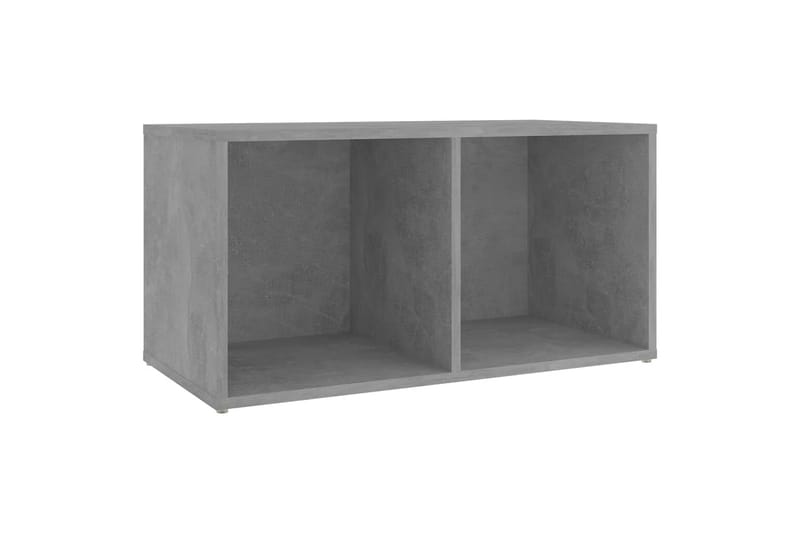 TV-tasot 2 kpl betoninharmaa 72x35x36,5 cm lastulevy - Harmaa - TV-kaappi