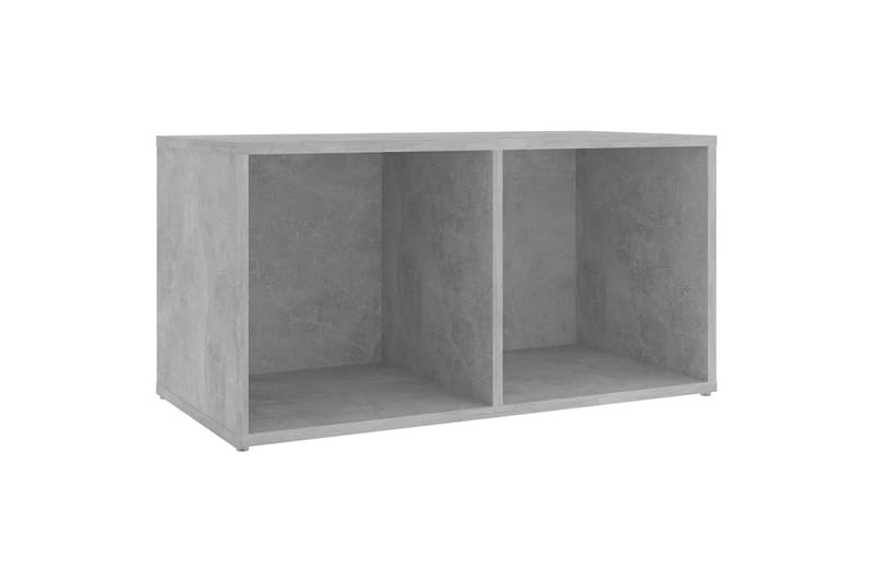TV-tasot 2 kpl betoninharmaa 72x35x36,5 cm lastulevy - Harmaa - Huonekalut - TV- & Mediakalusteet - TV-kaappi