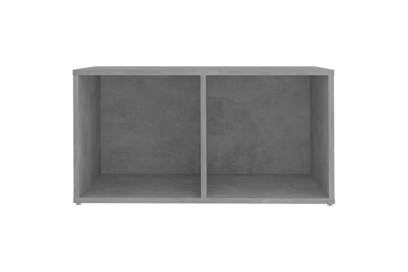 TV-tasot 2 kpl betoninharmaa 72x35x36,5 cm lastulevy - Harmaa - TV-kaappi